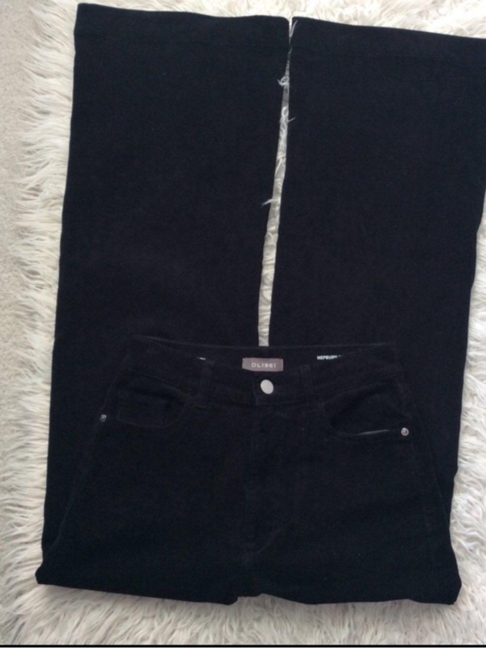 DL1961 Hepburn Wide Leg High Rise Corduroy - Picture 6 of 10